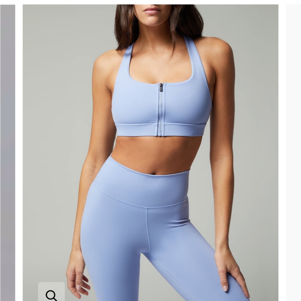 🆕 nwt hydralux ivl collective zip front bra hydrangea 6